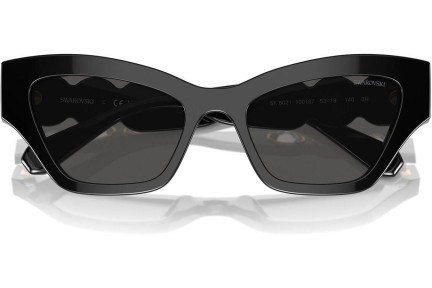 Sunglasses Swarovski SK6021 100187 Cat Eye Schwarz