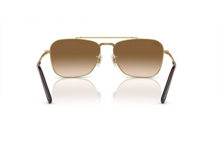 Sonnenbrille Ray-Ban New Caravan RB3636 001/51 Quadratisch Gold