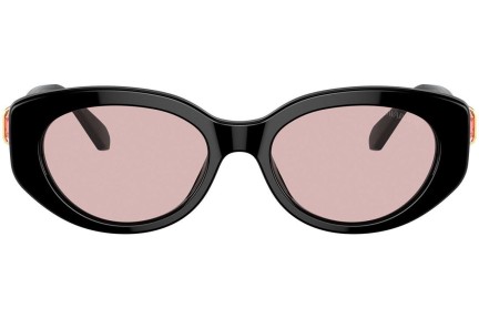 Sonnenbrille Swarovski SK6002 1001/5 Oval Schwarz