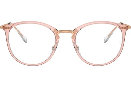 Glasses Ray-Ban RX7140 8335 Rund Rosa