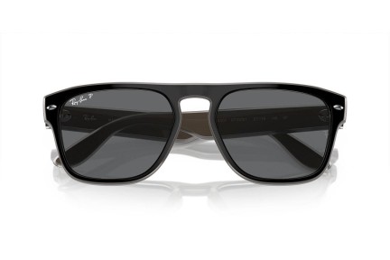 Sunglasses Ray-Ban RB4407 673381 Polarized Quadratisch Schwarz