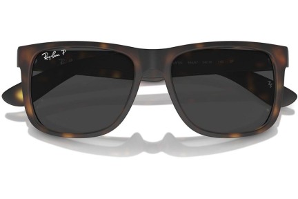 Sonnenbrille Ray-Ban Justin RB4165 865/87 Polarized Quadratisch Havanna