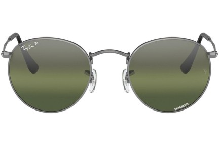 Sunglasses Ray-Ban Round Metal RB3447 004/G4 Polarized Rund Grau