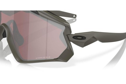 Sunglasses Oakley Wind Jacket 2.0 OO9418 941826 Monoscheibe | Shield Grün