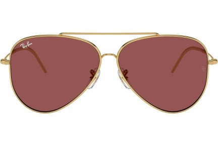 Sonnenbrille Ray-Ban Aviator Reverse RBR0101S 001/69 Pilot Gold