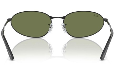 Sonnenbrille Ray-Ban RB3734 002/B1 Oval Schwarz