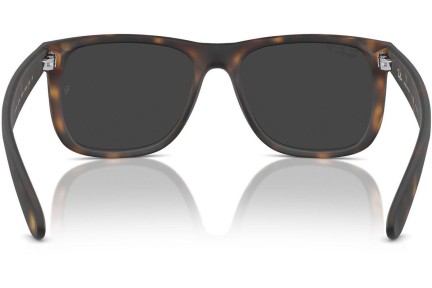 Sonnenbrille Ray-Ban Justin RB4165 865/87 Polarized Quadratisch Havanna