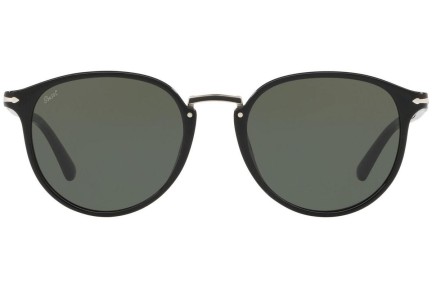 Sonnenbrille Persol Typewriter Edition PO3210S 95/31 Rund Schwarz