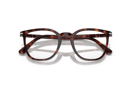 Glasses Persol PO3338V 24 Quadratisch Havanna