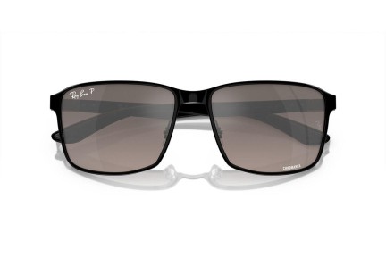 Sunglasses Ray-Ban Chromance Collection RB3721CH 186/5J Polarized Quadratisch Schwarz