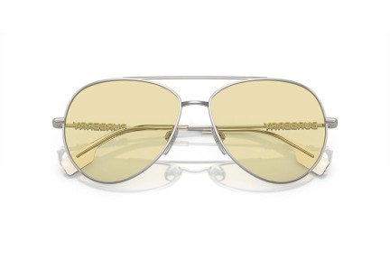 Sonnenbrille Burberry BE3147 1005M4 Pilot Silber