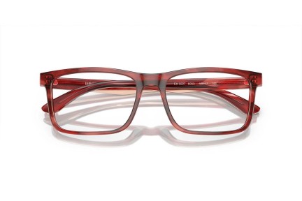 Brillen Emporio Armani EA3227 6053 Rechteck Rot