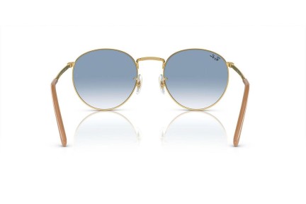 Sonnenbrille Ray-Ban New Round RB3637 001/3F Rund Gold