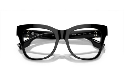 Glasses Burberry BE2388 3001 Quadratisch Schwarz