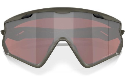 Sunglasses Oakley Wind Jacket 2.0 OO9418 941826 Monoscheibe | Shield Grün