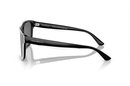 Sonnenbrille Emporio Armani EA4208 605187 Polarized Rechteck Schwarz