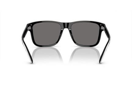 Sunglasses Emporio Armani EA4208 605187 Polarized Rechteck Schwarz