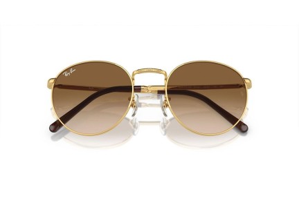 Sonnenbrille Ray-Ban New Round RB3637 001/51 Rund Gold