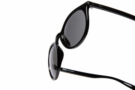 Sonnenbrille OiO by eyerim Pluto Black Rund Schwarz