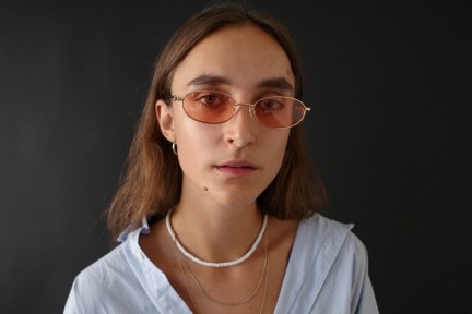 Sonnenbrille OiO by eyerim Lynx Gold Peach Winzig Gold