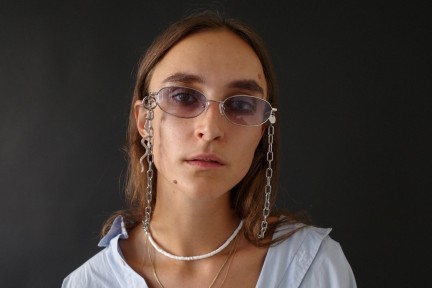 Sonnenbrille OiO by eyerim Lynx Silver Amethyst Winzig Silber