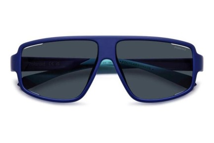 Sonnenbrille Polaroid PLD7054/S FLL/C3 Polarized Rechteck Blau