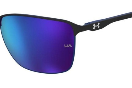 Sonnenbrille Under Armour UARETAINED/G 0VK/T5 Rechteck Schwarz