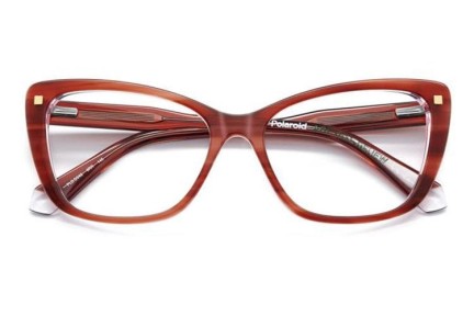 Brillen Polaroid PLDD542 8RR Cat Eye Rot