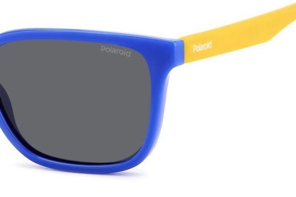 Sunglasses Polaroid Junior PLD8063/S DCD/M9 Polarized Rechteck Blau