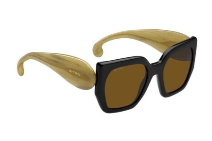 Sonnenbrille Etro ETRO0054/S 71C/70 Rechteck Schwarz