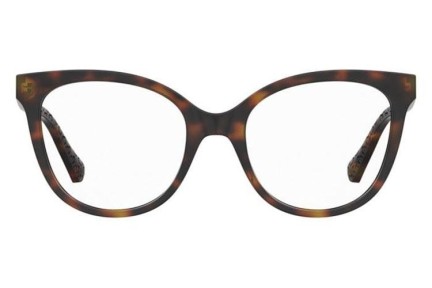 Glasses Love Moschino MOL635 05L Cat Eye Havanna