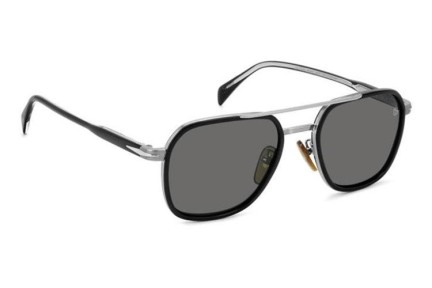 Sonnenbrille David Beckham DB1161/S 284/M9 Polarized Rechteck Silber