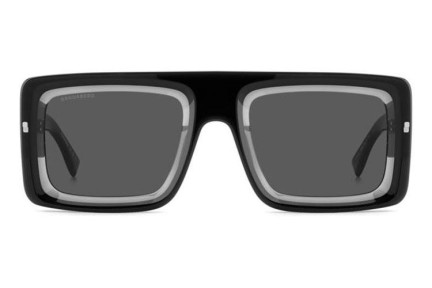 Sonnenbrille Dsquared2 D20141/S 08A/IR Quadratisch Schwarz