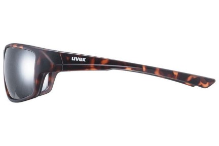 Sonnenbrille uvex sportstyle 230 Havana Mat S3 Rechteck Havanna