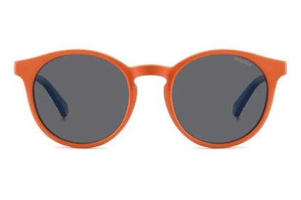 Sunglasses Polaroid Junior PLD8061/S L7Q/M9 Polarized Rund Orange