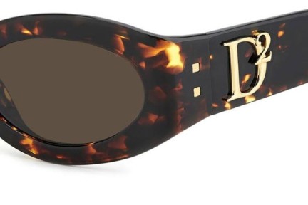 Sonnenbrille Dsquared2 D20150/G/S 086/70 Oval Havanna