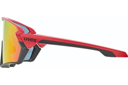 Sunglasses uvex sportstyle 231 Red / Black Mat S3 Monoscheibe | Shield Rot