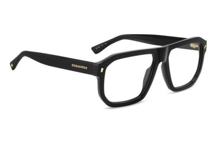 Brillen Dsquared2 D20146 807 Rechteck Schwarz