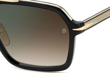 Sonnenbrille David Beckham DB7128/S 2M2/QY Rechteck Schwarz