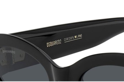 Sunglasses Dsquared2 D20150/G/S 807/IR Oval Schwarz