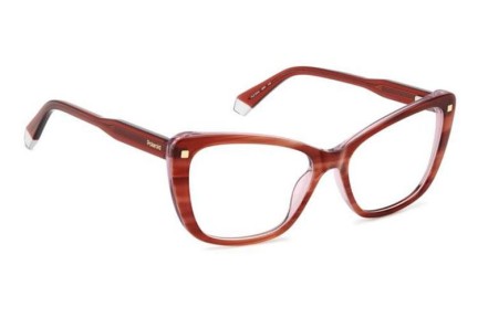 Brillen Polaroid PLDD542 8RR Cat Eye Rot