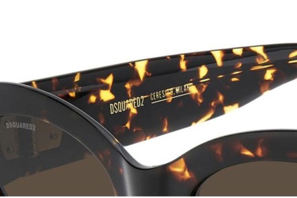 Sonnenbrille Dsquared2 D20150/G/S 086/70 Oval Havanna