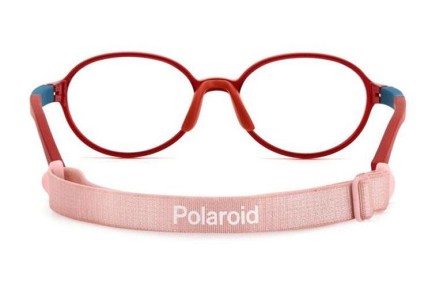 Glasses Polaroid Junior PLDD840 C9A Oval Rot