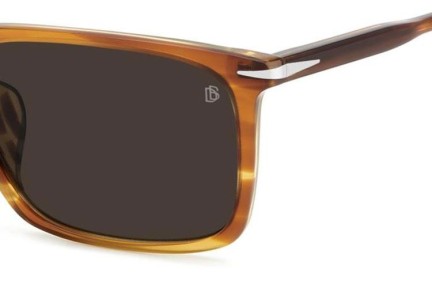 Sonnenbrille David Beckham DB1163/F/S EX4/70 Rechteck Braun