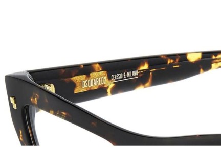 Glasses Dsquared2 D20153 086 Rechteck Havanna