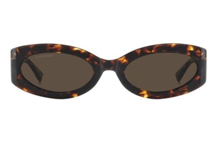 Sunglasses Dsquared2 D20150/G/S 086/70 Oval Havanna