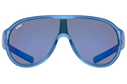 Sonnenbrille uvex sportstyle 512 Blue Transparent S3 Monoscheibe | Shield Blau