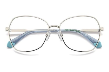 Glasses Polaroid PLDD539 010 Cat Eye Silber