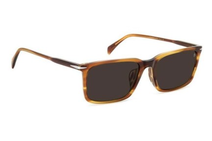 Sonnenbrille David Beckham DB1163/F/S EX4/70 Rechteck Braun