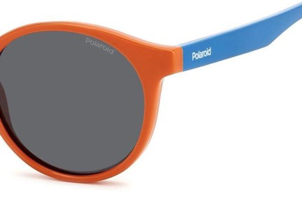 Sunglasses Polaroid Junior PLD8061/S L7Q/M9 Polarized Rund Orange